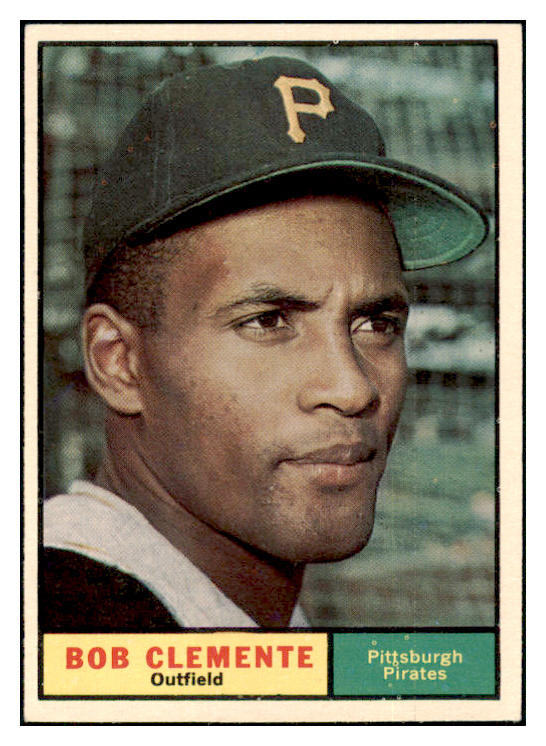 1961 Topps Baseball #388 Roberto Clemente Pirates NR-MT 511537