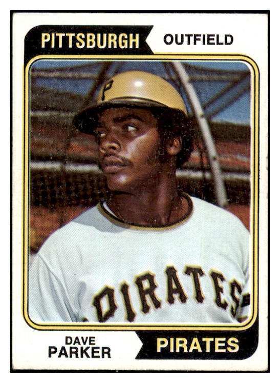 1974 Topps Baseball #252 Dave Parker Pirates EX 511541