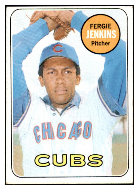 1969 Topps Baseball #640 Fergie Jenkins Cubs VG-EX 511551