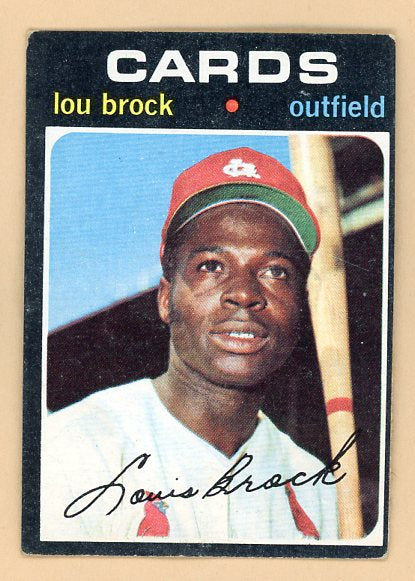 1971 Topps Baseball #625 Lou Brock Cardinals VG-EX 511564