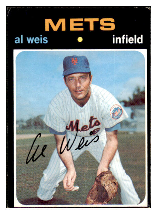 1971 Topps Baseball #751 Al Weis Mets VG-EX 511566