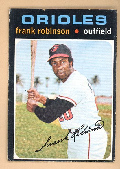 1971 Topps Baseball #640 Frank Robinson Orioles VG-EX 511567