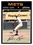 1971 Topps Baseball #513 Nolan Ryan Mets Good trimmed 511569