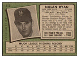 1971 Topps Baseball #513 Nolan Ryan Mets Good trimmed 511569