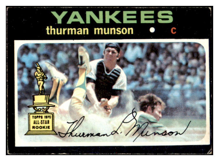 1971 Topps Baseball #005 Thurman Munson Yankees VG-EX 511571