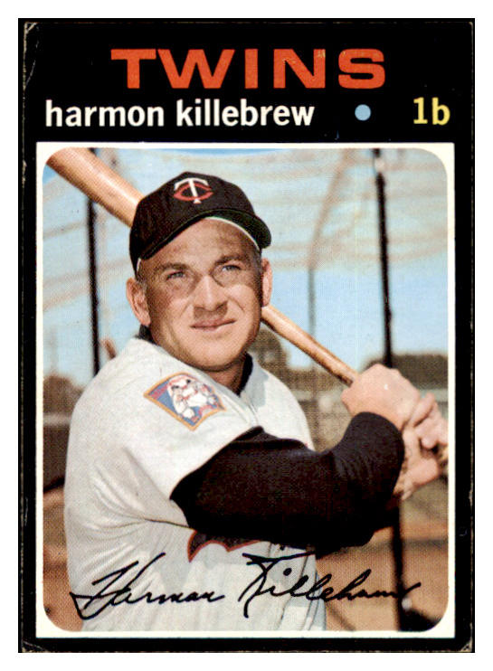 1971 Topps Baseball #550 Harmon Killebrew Twins VG 511573