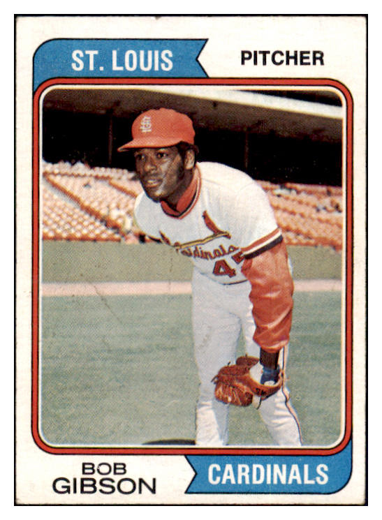 1974 Topps Baseball #350 Bob Gibson Cardinals VG-EX 511585