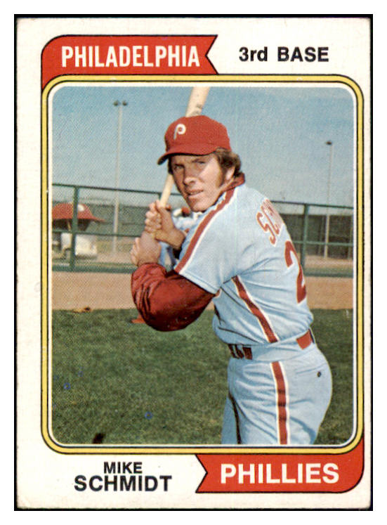 1974 Topps Baseball #283 Mike Schmidt Phillies VG-EX 511587