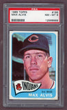 1965 Topps Baseball #185 Max Alvis Indians PSA 8 NM/MT 511605