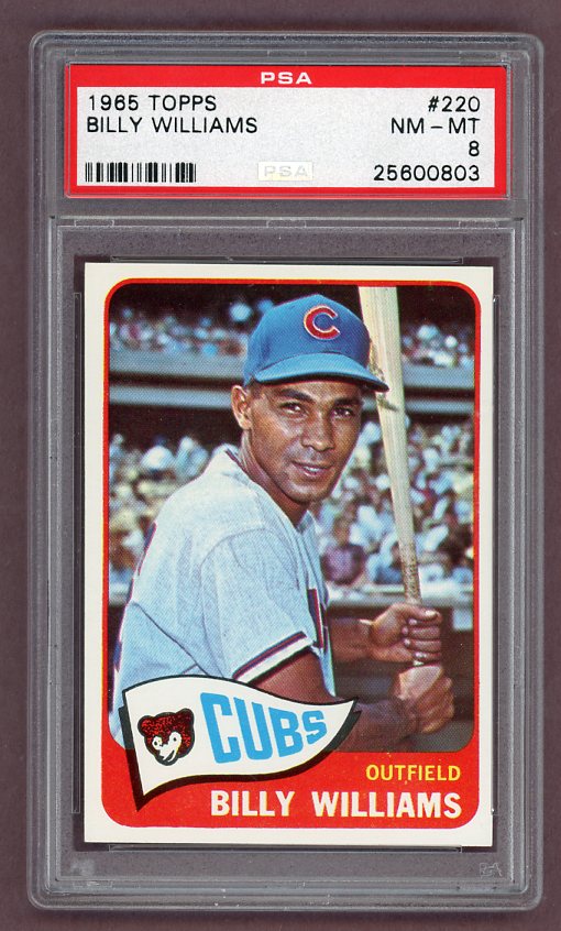 1965 Topps Baseball #220 Billy Williams Cubs PSA 8 NM/MT 511610