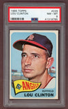 1965 Topps Baseball #229 Lou Clinton Angels PSA 8 NM/MT 511619