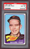 1965 Topps Baseball #193 Gaylord Perry Giants PSA 8 NM/MT 511625