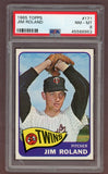 1965 Topps Baseball #171 Jim Roland Twins PSA 8 NM/MT 511652