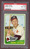 1965 Topps Baseball #106 Gene Oliver Braves PSA 8 NM/MT 511667