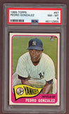 1965 Topps Baseball #097 Pedro Gonzalez Yankees PSA 8 NM/MT 511676