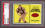 1964 Topps CFL #028 Nat Dye Eskimos PSA 8 NM/MT 511687