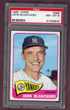 1965 Topps Baseball #388 John Blanchard Yankees PSA 8 NM/MT 511702