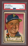 1952 Topps Baseball #381 Milton Stock Pirates PSA 1.5 FR 511801