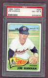 1965 Topps Baseball #394 Jim Hannan Senators PSA 8 NM/MT 511900