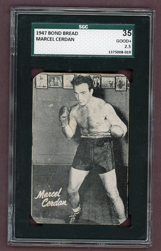 1947 Homogenized Bond Marcel Cerdan Boxer SGC 2.5 GD+ 511916