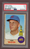 1968 Topps Baseball #045 Tom Seaver Mets PSA 3 VG 511924