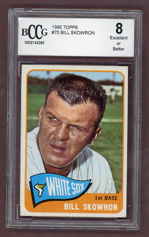 1965 Topps Baseball #070 Bill Skowron White Sox BCCG 8 511971