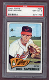 1965 Topps Baseball #427 Bob Saverine Orioles PSA 8 NM/MT 511981