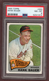 1965 Topps Baseball #323 Hank Bauer Orioles PSA 8 NM/MT 512038