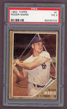 1962 Topps Baseball #001 Roger Maris Yankees PSA 3 VG 512086