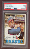 1967 Topps Baseball #250 Hank Aaron Braves PSA 3 VG 512096