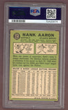 1967 Topps Baseball #250 Hank Aaron Braves PSA 3 VG 512096