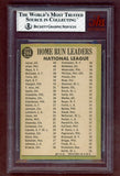 1967 Topps Baseball #244 N.L. Home Run Leaders Aaron Mays BVG 3.5 VG+ 512103