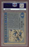 1955 Topps Football #003 Ed Weir Nebraska PSA 4 VG-EX 512131