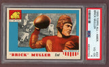 1955 Topps Football #022 Brick Muller California PSA 4 VG-EX 512148