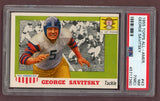 1955 Topps Football #043 George Savitsky Penn PSA 7 NM mc 512165