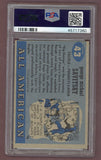 1955 Topps Football #043 George Savitsky Penn PSA 7 NM mc 512165