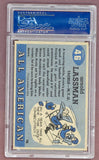 1955 Topps Football #046 Arnie Lassman NYU PSA 6.5 EX-MT+ 512168