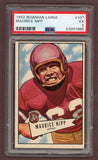 1952 Bowman Large Football #107 Maurice Nipp Eagles PSA 5 EX 512230