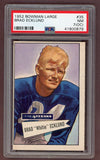 1952 Bowman Large Football #035 Brad Ecklund Texans PSA 7 NM oc 512255