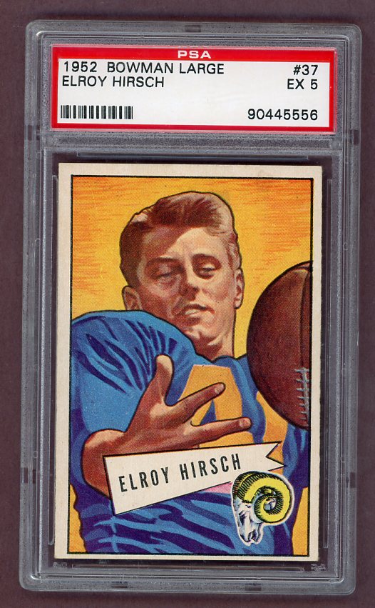 1952 Bowman Large Football #037 Elroy Hirsch Rams PSA 5 EX 512257