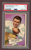 1952 Bowman Large Football #081 John Kastan Giants PSA 5 EX 512261