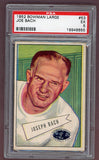 1952 Bowman Large Football #053 Joseph Bach Steelers PSA 5 EX 512268