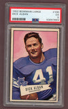 1952 Bowman Large Football #100 Dick Alban Washington PSA 5 EX 512278