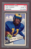 1952 Bowman Large Football #025 Tank Younger Rams PSA 6 EX-MT 512309