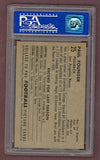 1952 Bowman Large Football #025 Tank Younger Rams PSA 6 EX-MT 512309