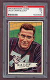 1952 Bowman Large Football #080 Jack Blount Eagles PSA 5 EX 512333