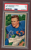 1952 Bowman Large Football #096 Bill Wightkin Bears PSA 5 EX 512349