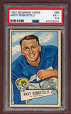 1952 Bowman Large Football #085 Andy Robustelli Rams PSA 5.5 EX+ 512351