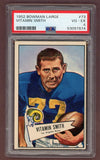 1952 Bowman Large Football #073 Vitamin Smith Rams PSA 4 VG-EX 512355