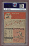 1953 Topps Baseball #068 Del Rice Cardinals PSA 6 EX-MT 512391